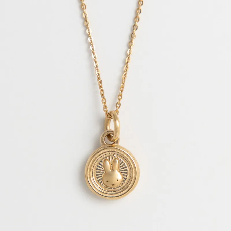 Miffy Mini Coin Necklace (18ct Gold Vermeil) sold by Licensed to Charm