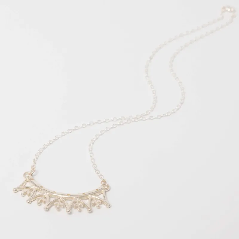 Charming Crown Necklace (Sterling Silver) made by Licensed to Charm