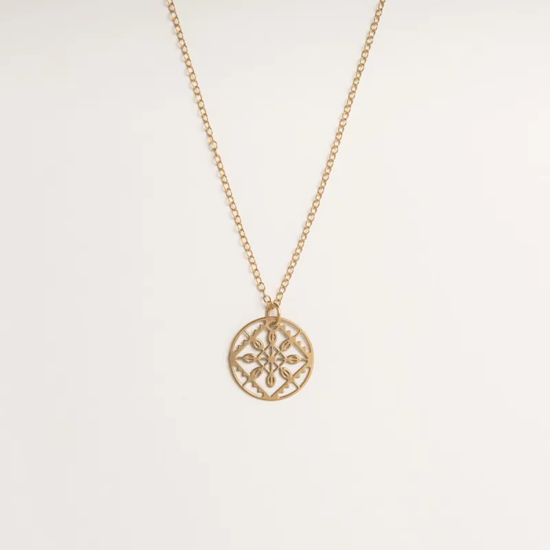 Mary Herbert Lace Necklace (18ct Gold Vermeil) made by Licensed to Charm