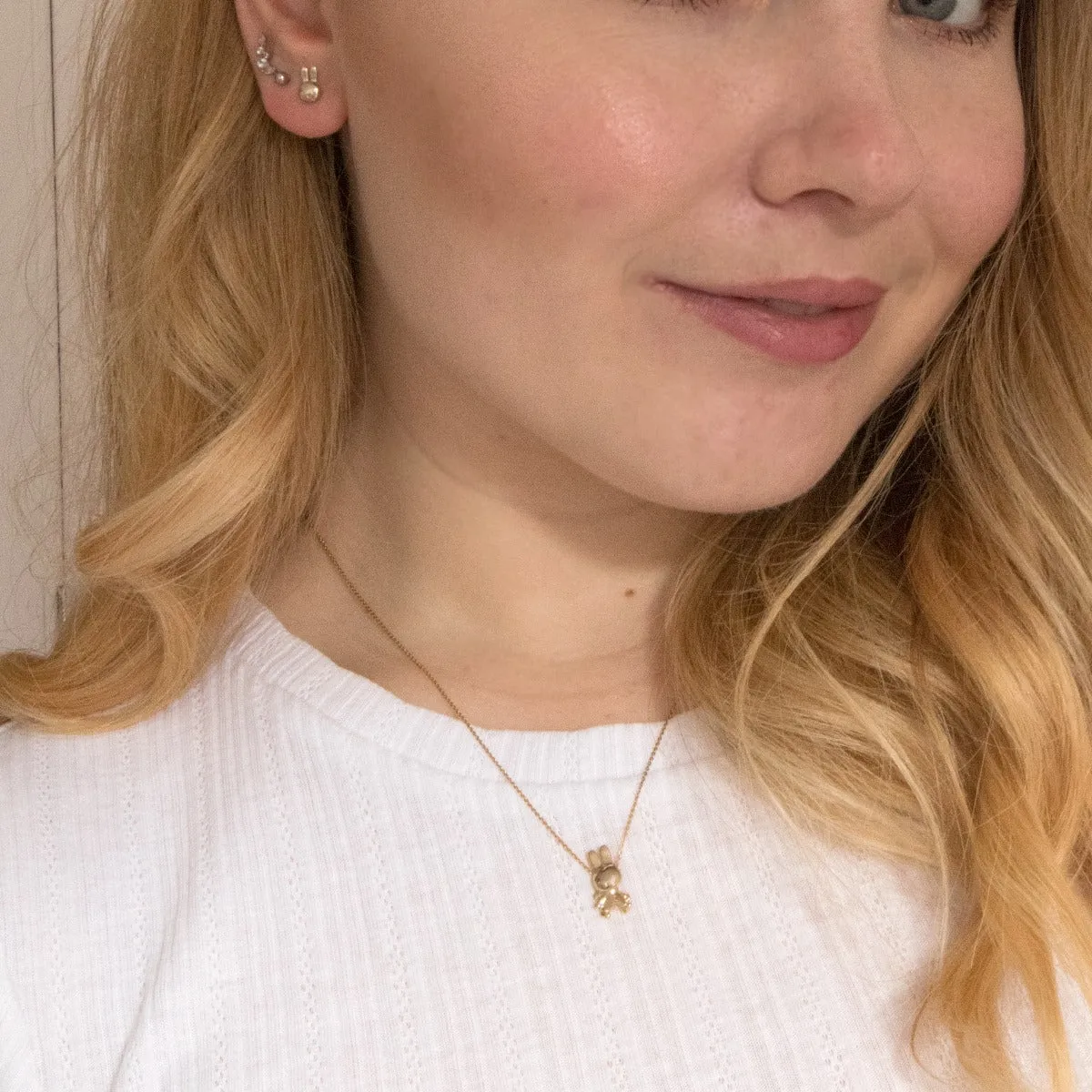 Winter Miffy Necklace (18ct Gold Vermeil) sold by Licensed to Charm product image thumbnail 3