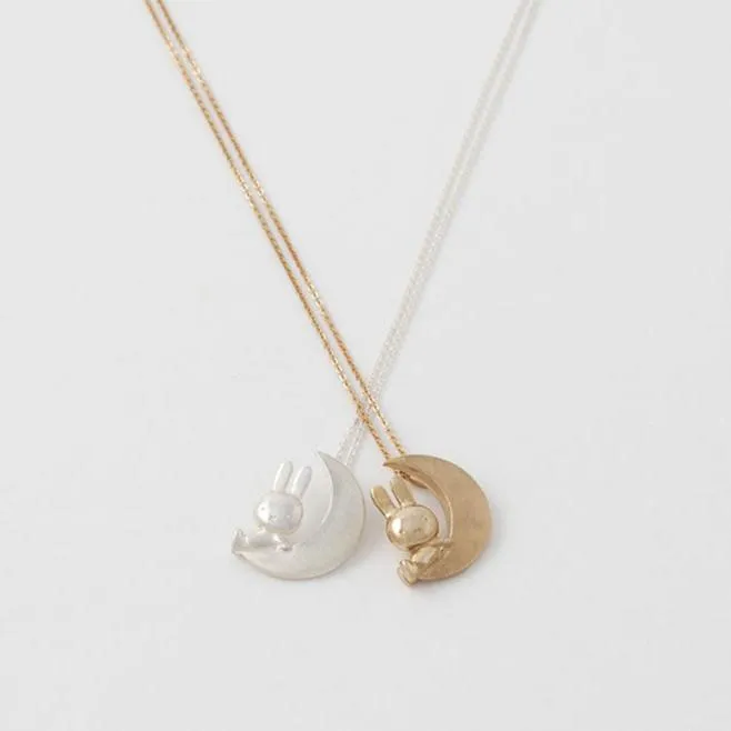 Miffy & The Moon Necklace (18ct Gold Vermeil) sold by Licensed to Charm product image thumbnail 4