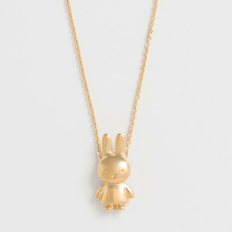 Miffy Body Charm Necklace (18ct Gold Vermeil) sold by Licensed to Charm