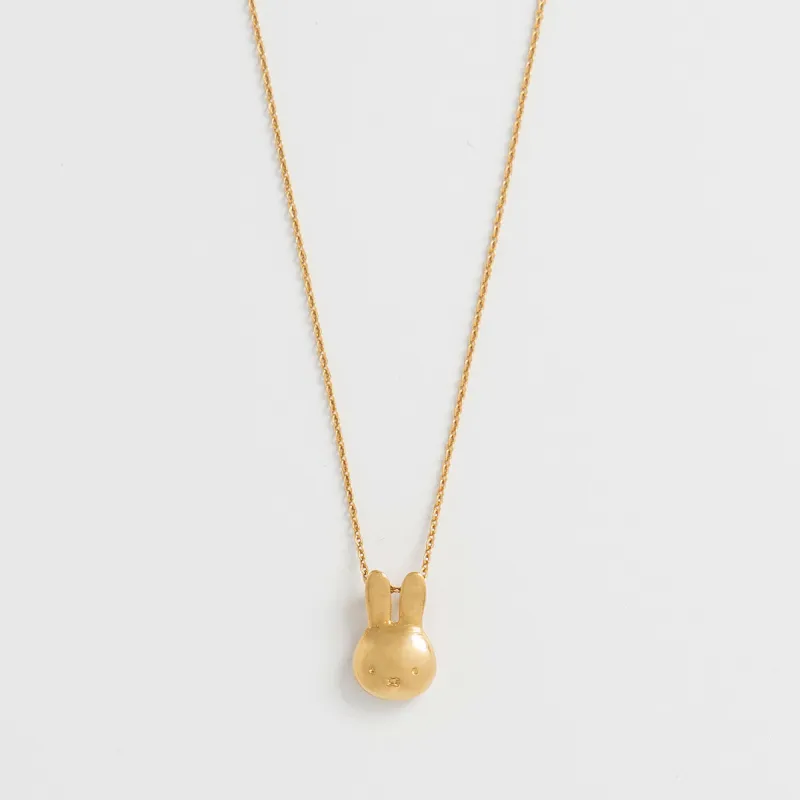 Miffy Large Head Necklace (18ct Gold Vermeil) sold by Licensed to Charm