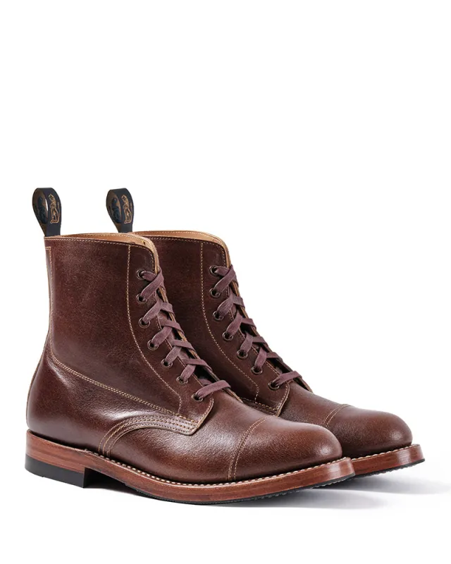 MONTGOMERY BOOTS / HORWEEN SHF HORSEHIDE HAVANA made by John Lofgren