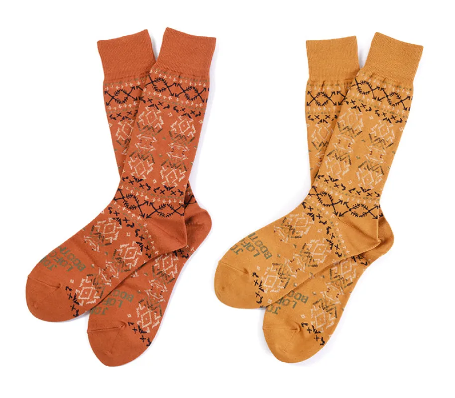JLB SOCKS 10" / CROSSED ARROWS made by John Lofgren