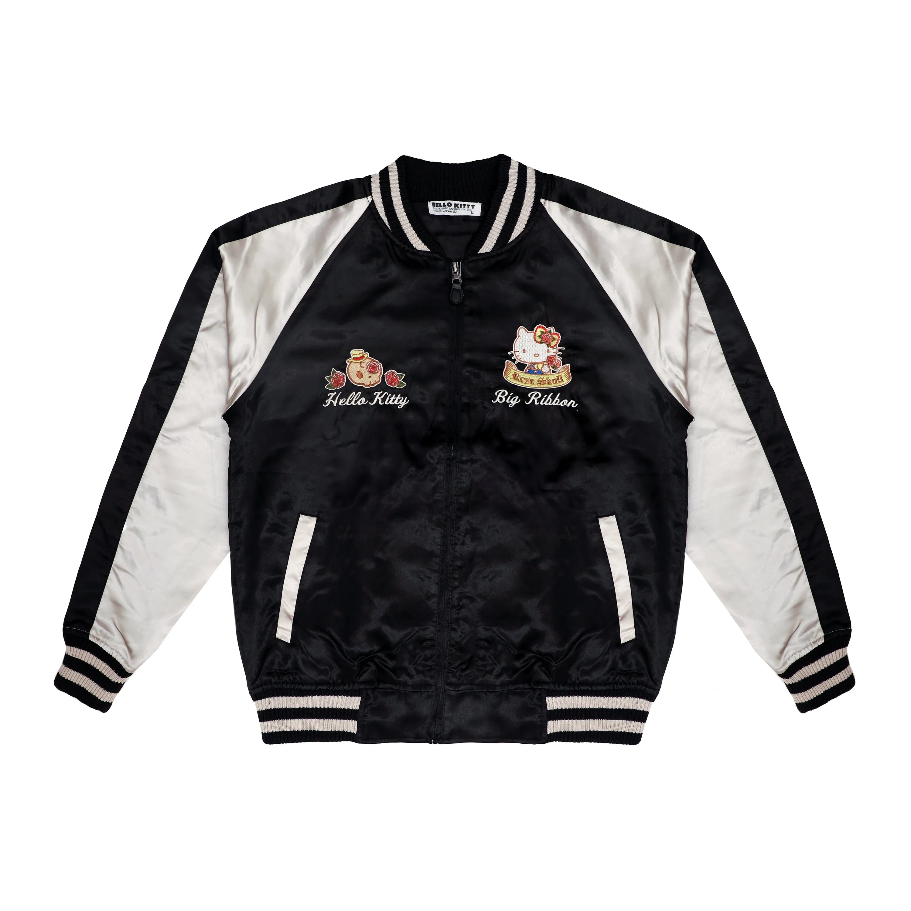 Jacket-Hello Kitty-Sukajan Black | Parallel