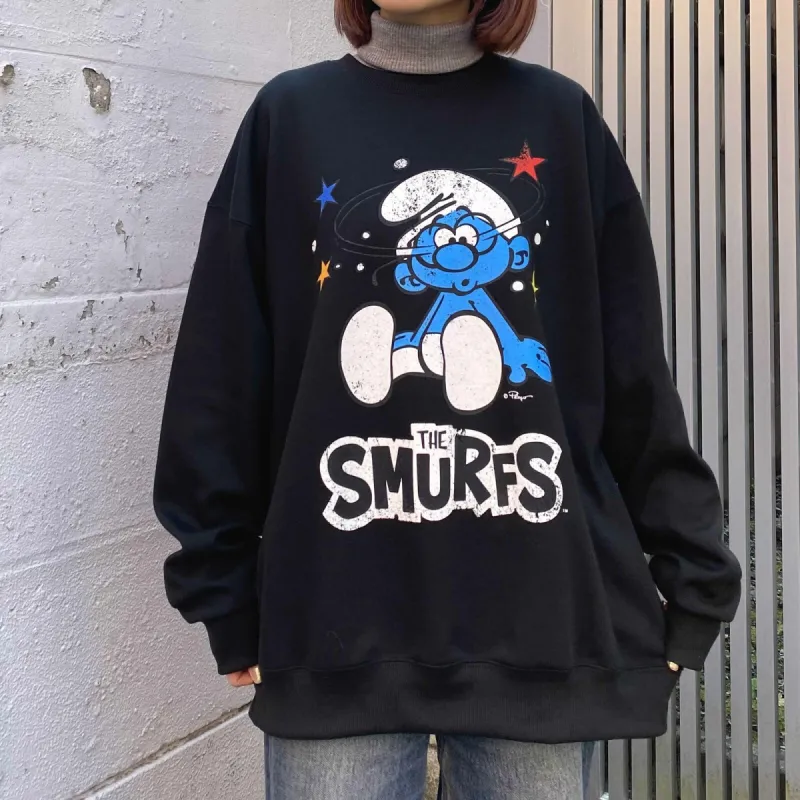 Sweatshirt- Smurfs Black sold by Anthony Wang