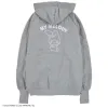 Jacket- My Melody Embroidery Winter Hoodie Grey sold by Anthony Wang