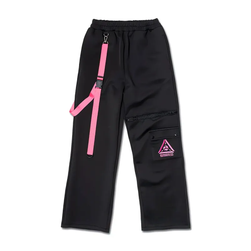 Pants-UNISEX Cyper Punk Pink sold by Anthony Wang
