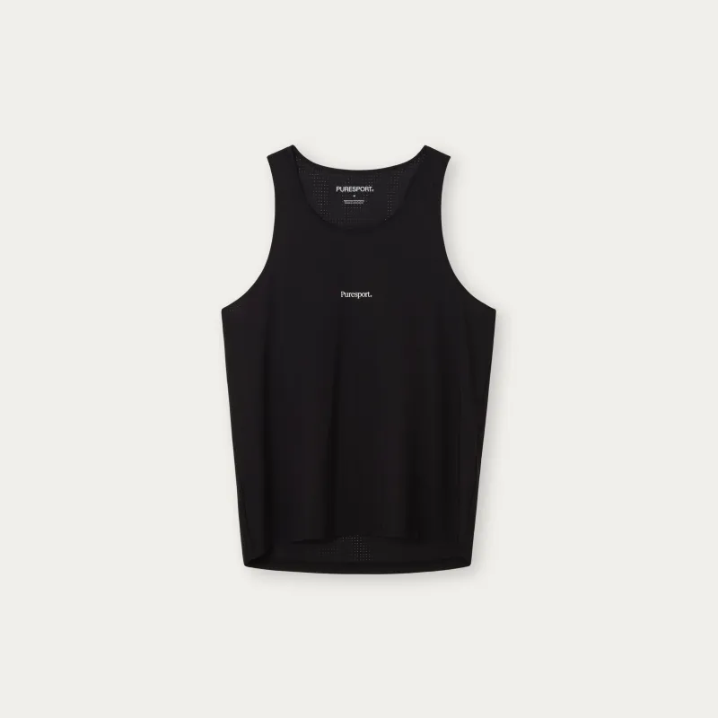 Performance Singlet - Black made by Puresport