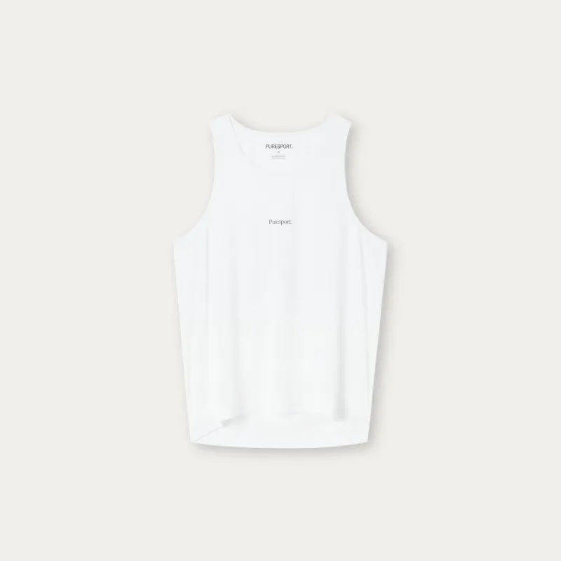 Performance Singlet - White made by Puresport