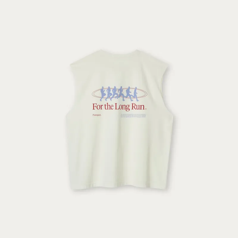 For the Long Run® Cut-Off - Star White made by Puresport