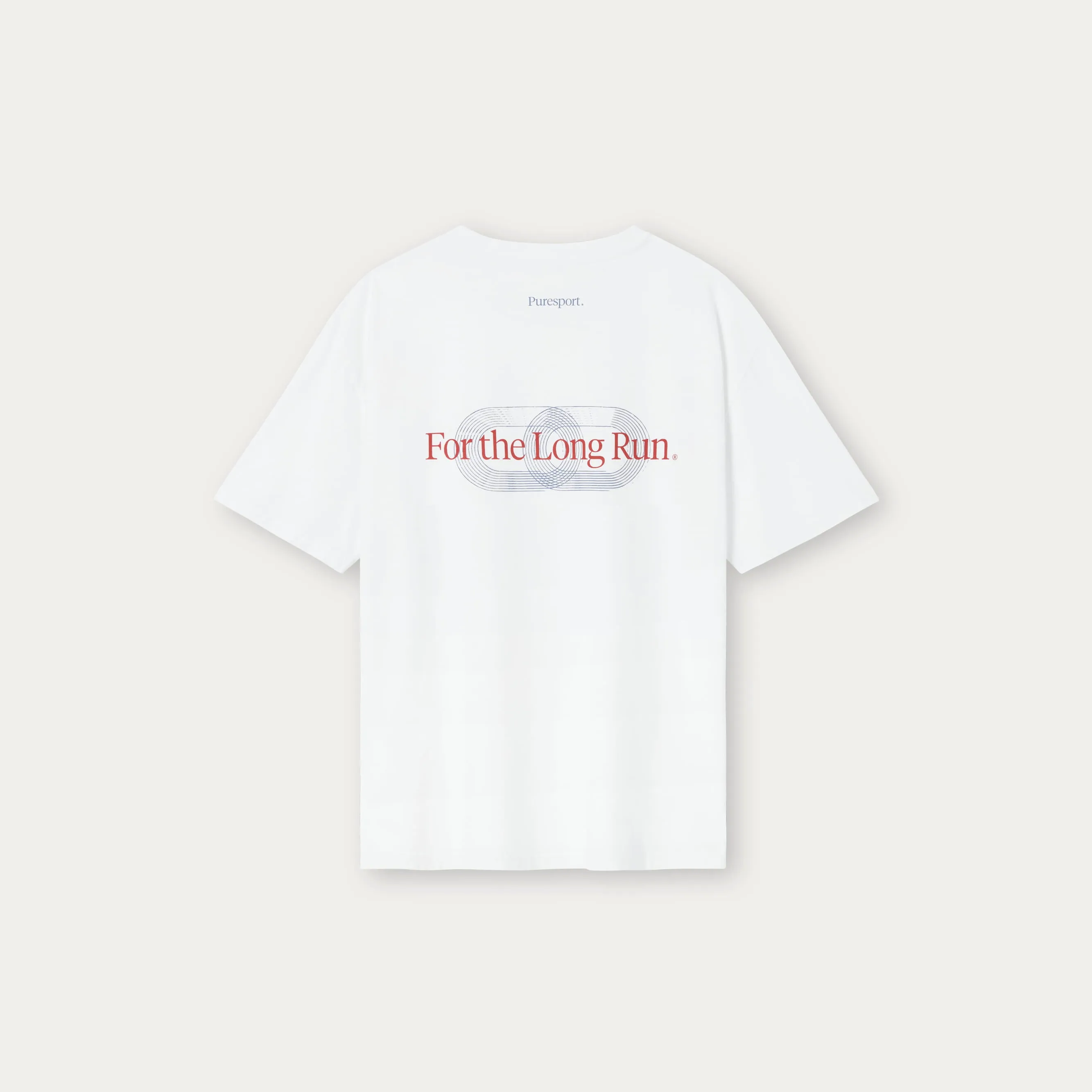 For the Long Run® Track T-Shirt - White sold by Puresport