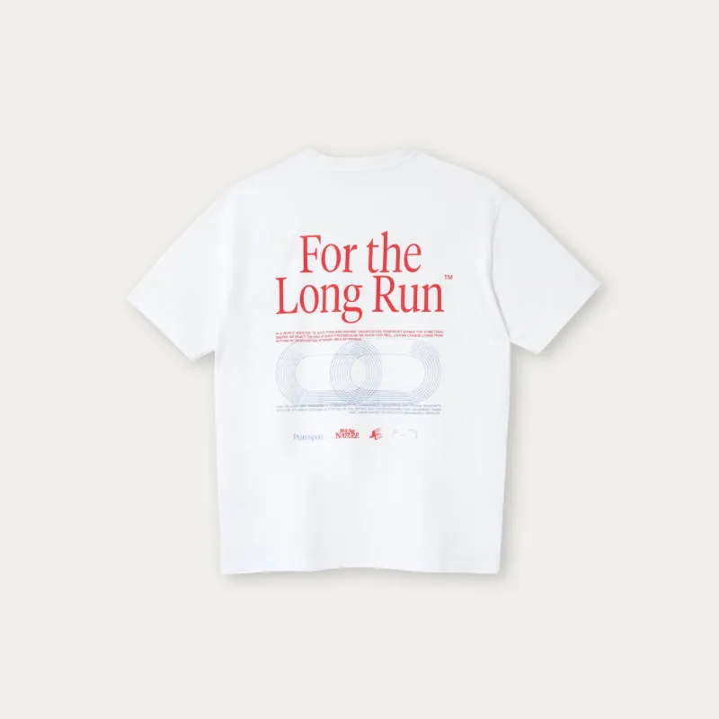 For the Long Run® T-Shirt - White made by Puresport