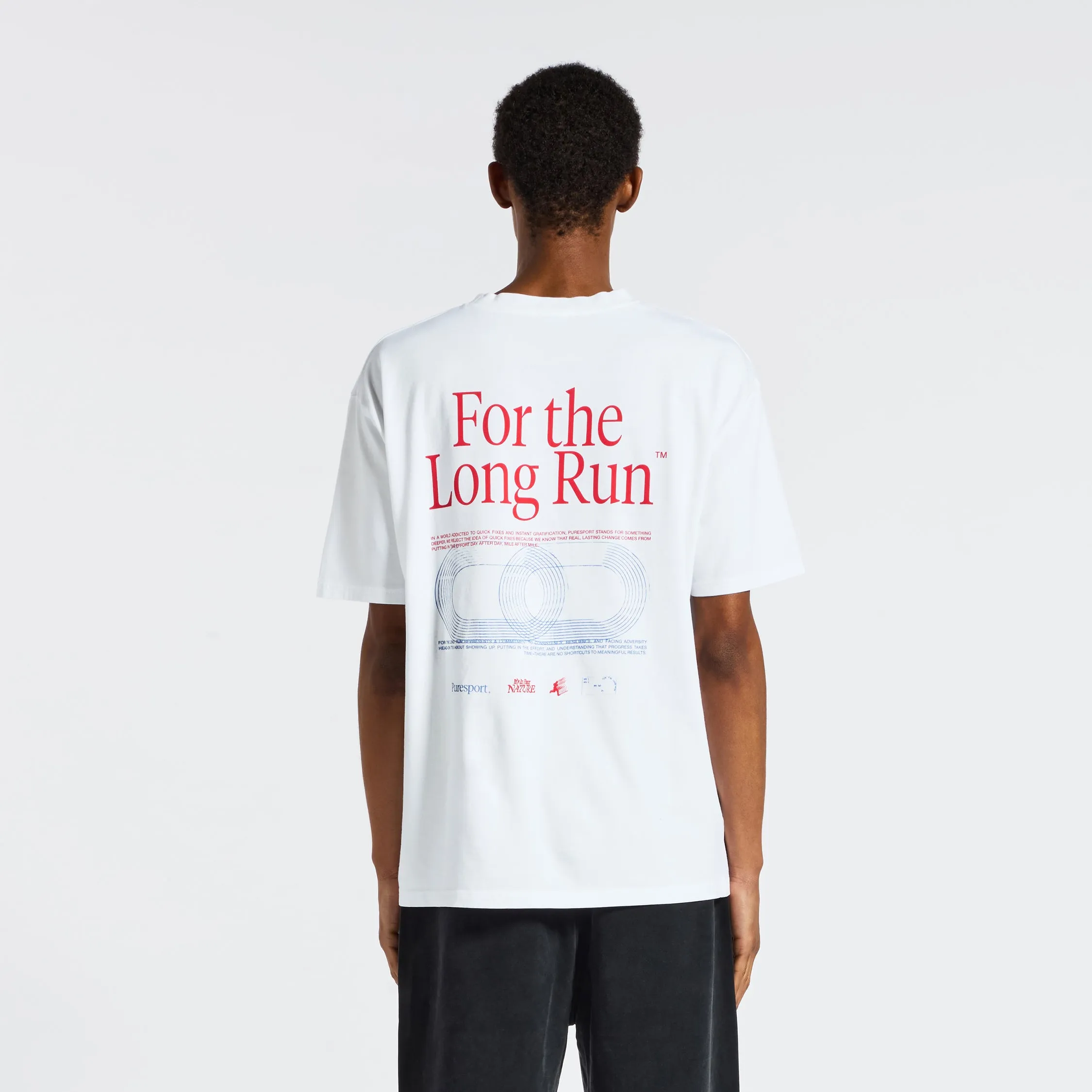 For the Long Run® T-Shirt - White sold by Puresport product image thumbnail 4