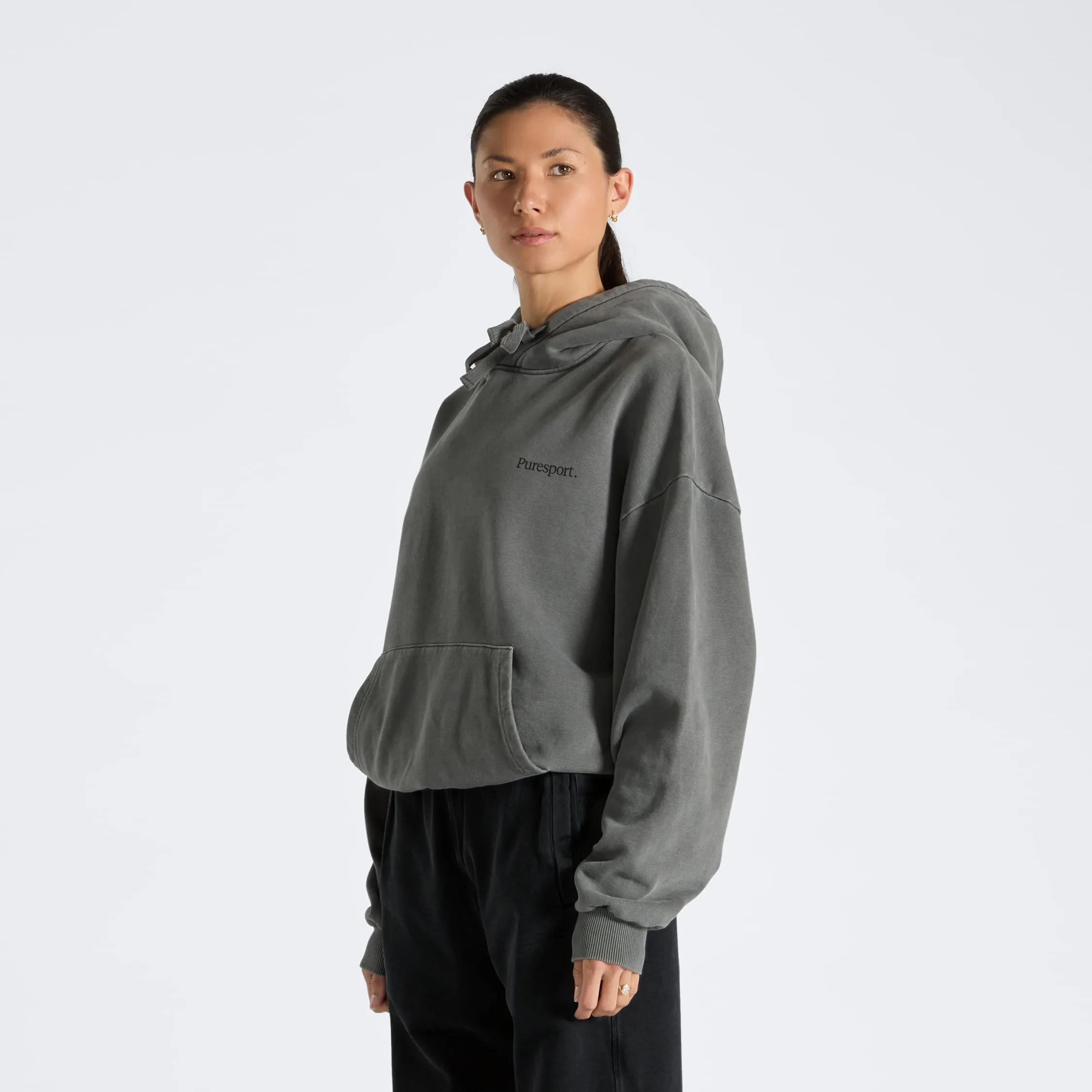 For the Long Run® Hoodie - Washed Grey sold by Puresport product image thumbnail 4
