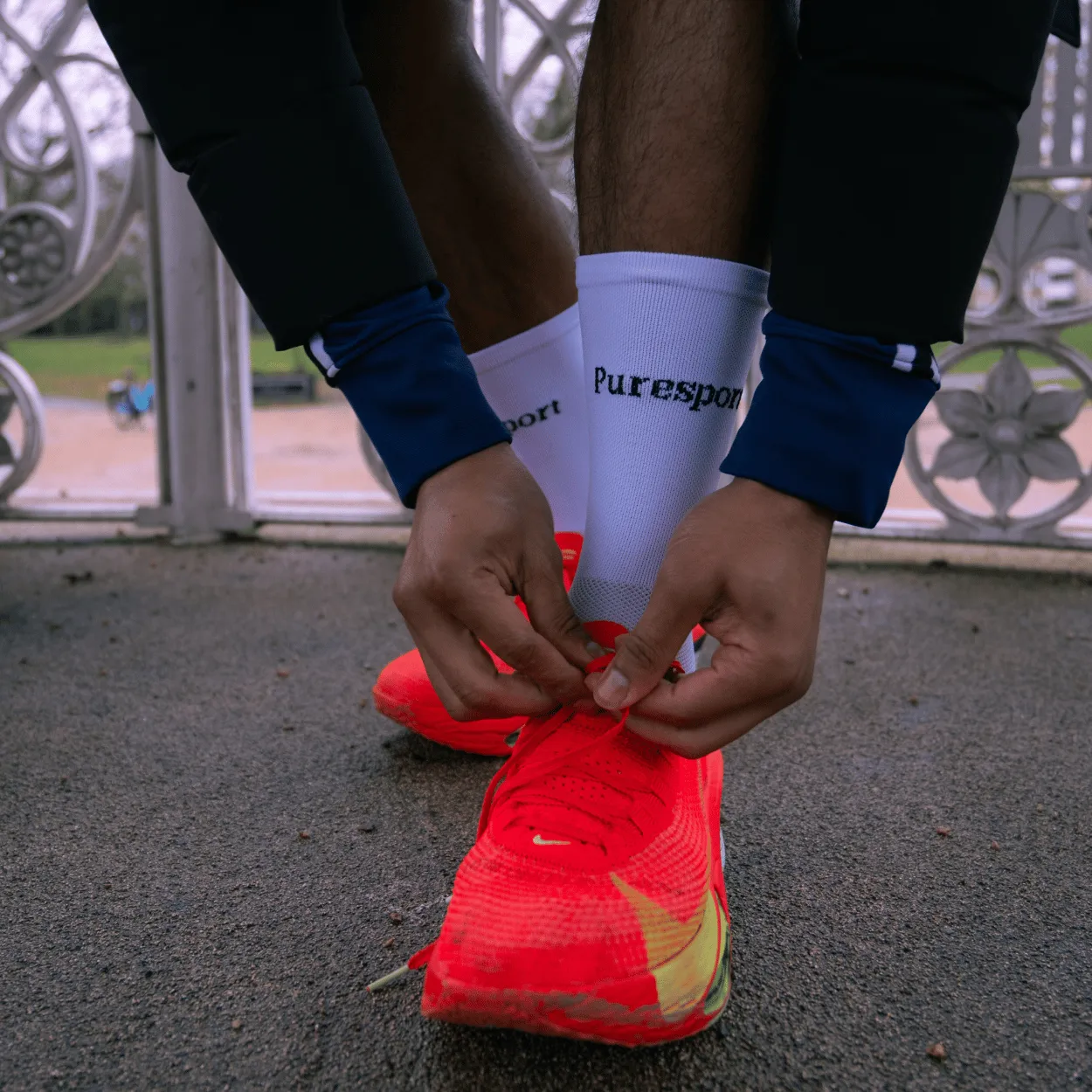 Performance Running Socks - White sold by Puresport product image thumbnail 3
