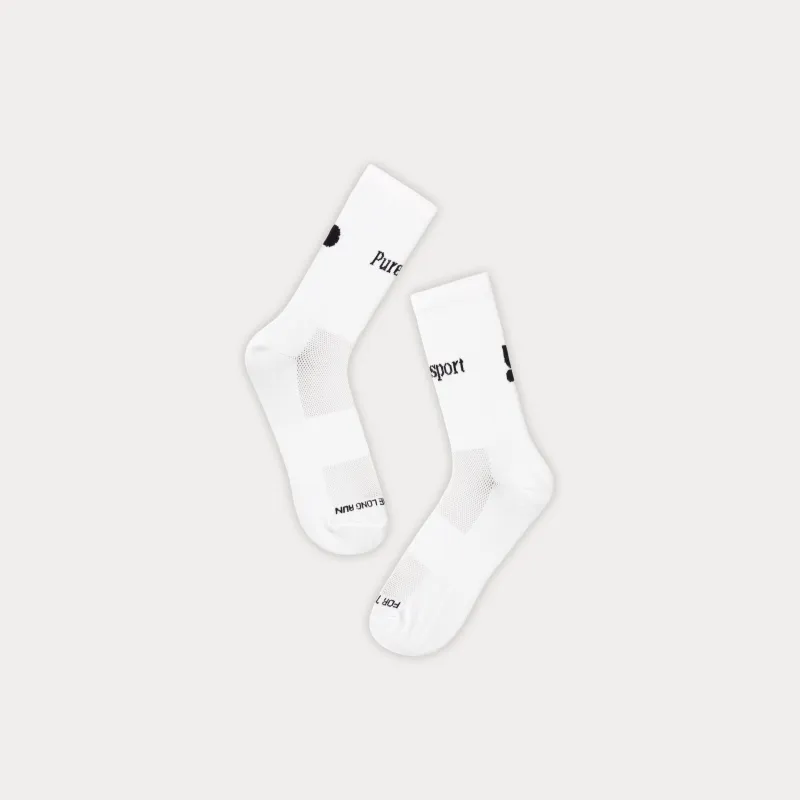 Performance Running Socks - White made by Puresport