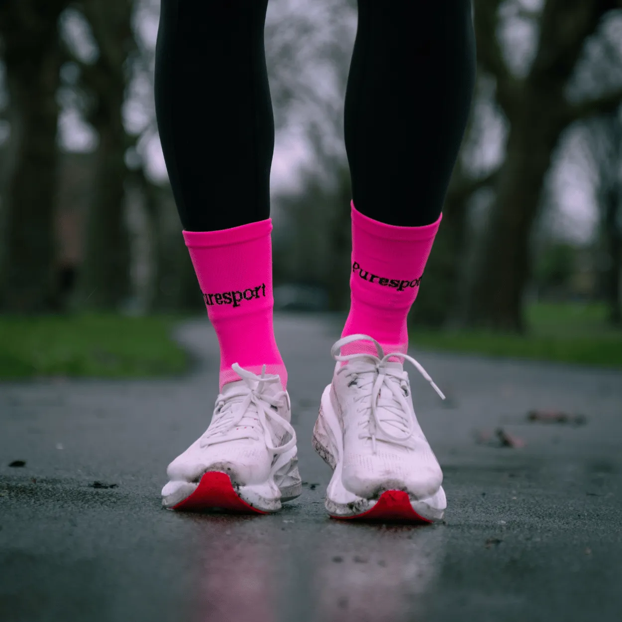 Performance Running Socks - Neon Pink sold by Puresport product image thumbnail 3