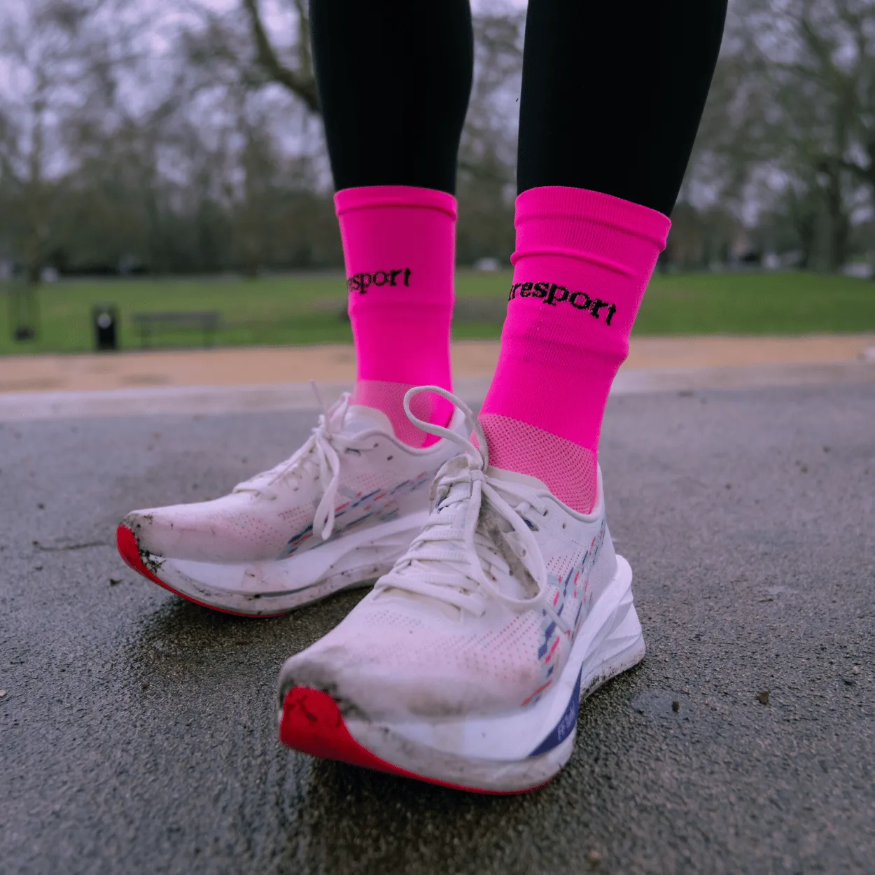 Performance Running Socks - Neon Pink sold by Puresport product image thumbnail 2