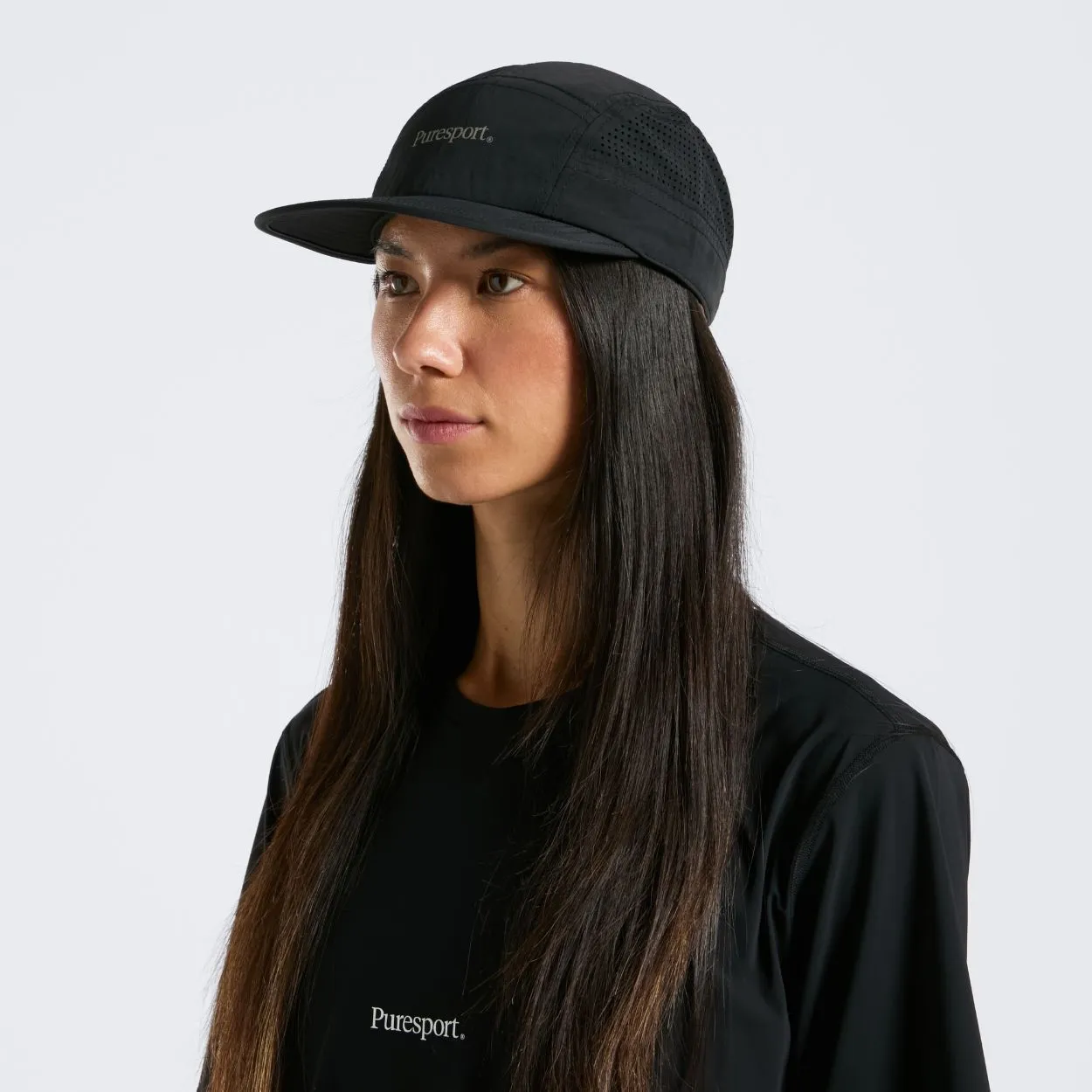 Perforated Running Cap - Black sold by Puresport product image thumbnail 3