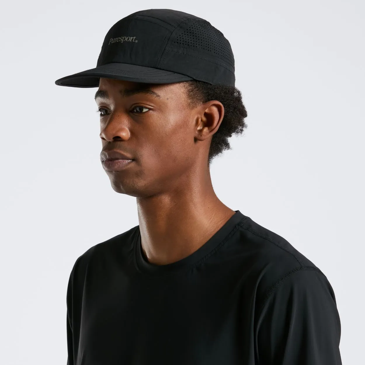 Perforated Running Cap - Black sold by Puresport product image thumbnail 2