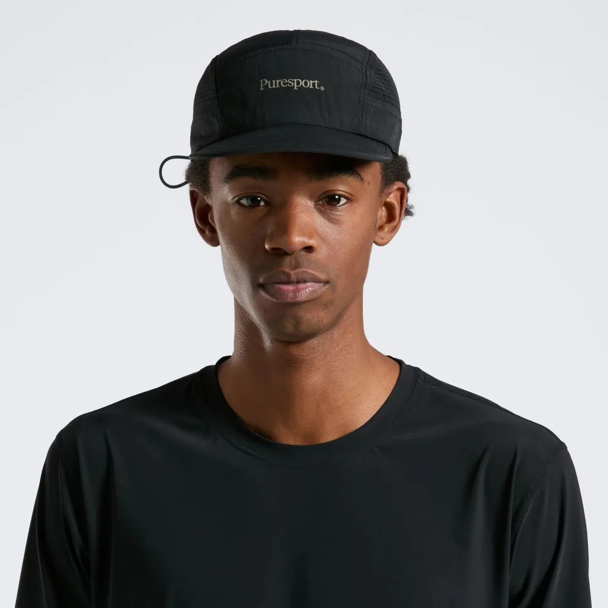 Perforated Running Cap - Black sold by Puresport product image thumbnail 4