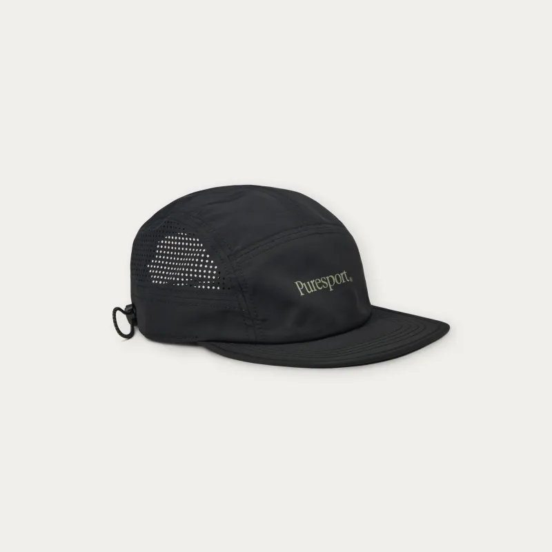Perforated Running Cap - Black made by Puresport