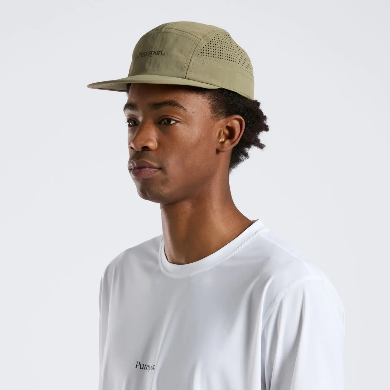 Perforated Running Cap - Olive sold by Puresport product image thumbnail 5