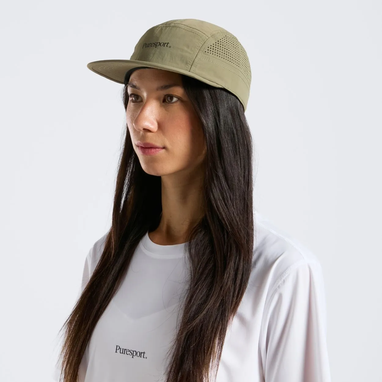 Perforated Running Cap - Olive sold by Puresport product image thumbnail 2