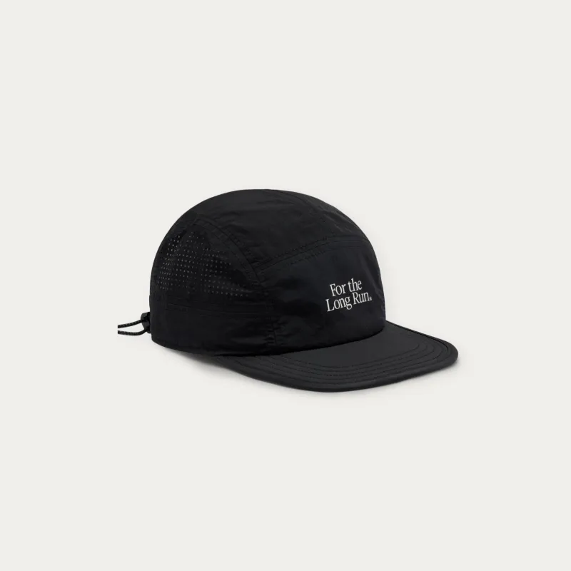 Perforated Running Cap - For the Long Run® - Black made by Puresport