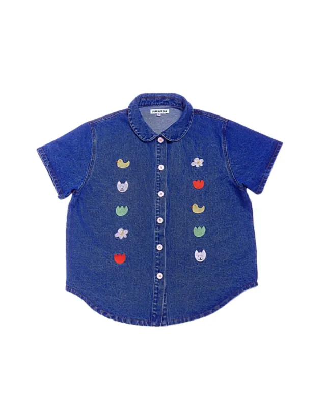 The Tinker Denim Shirt sold by Kina and Tam