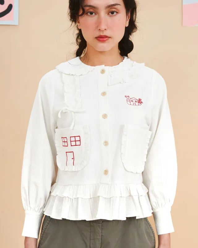The Slow Living Blouse sold by Kina and Tam