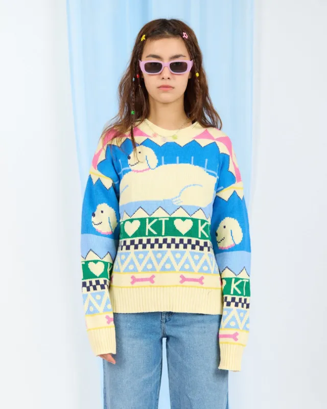 The Dog Tales Sweater sold by Kina and Tam