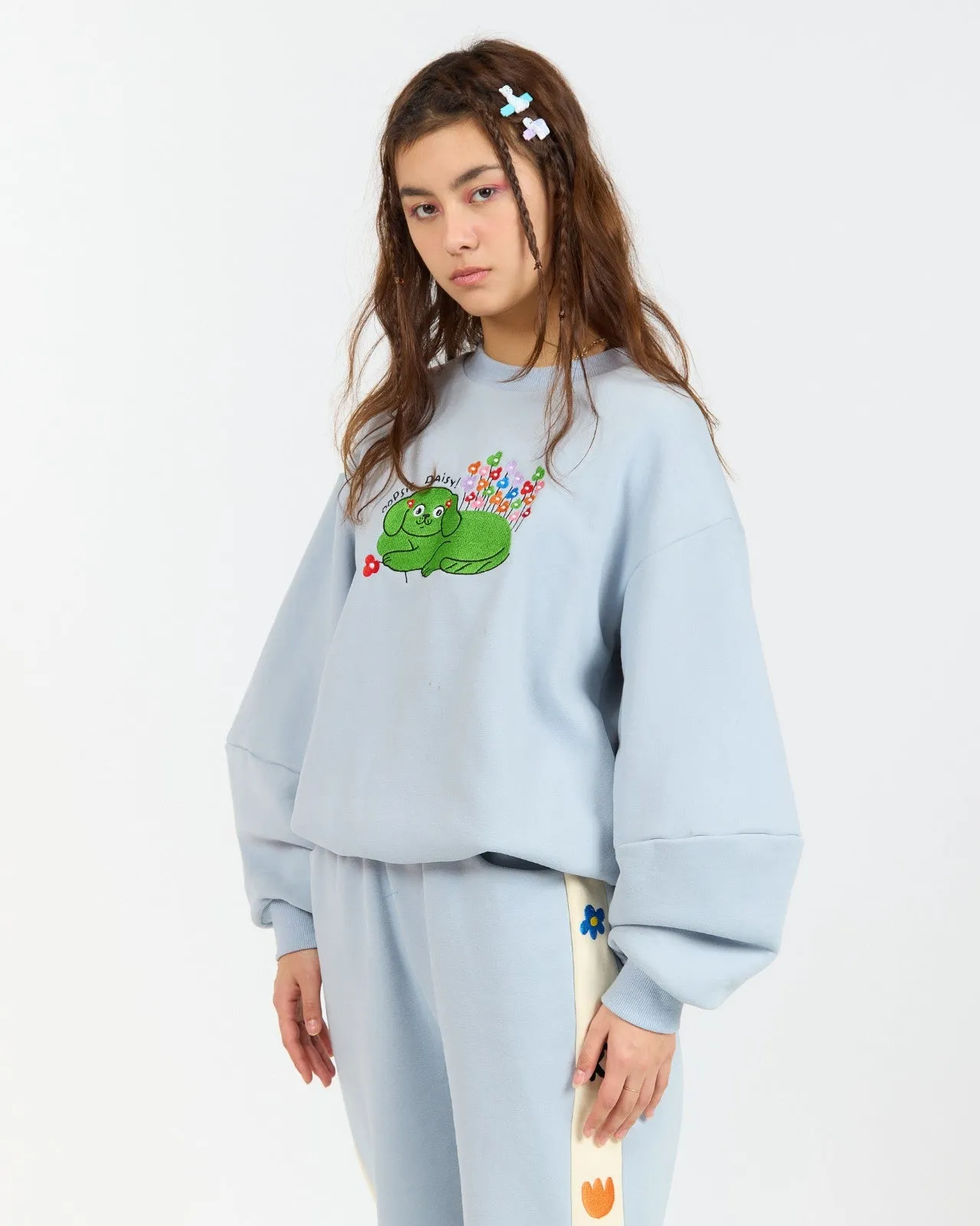 The Oopsie Daisy Jumper in Organic Cotton sold by Kina and Tam