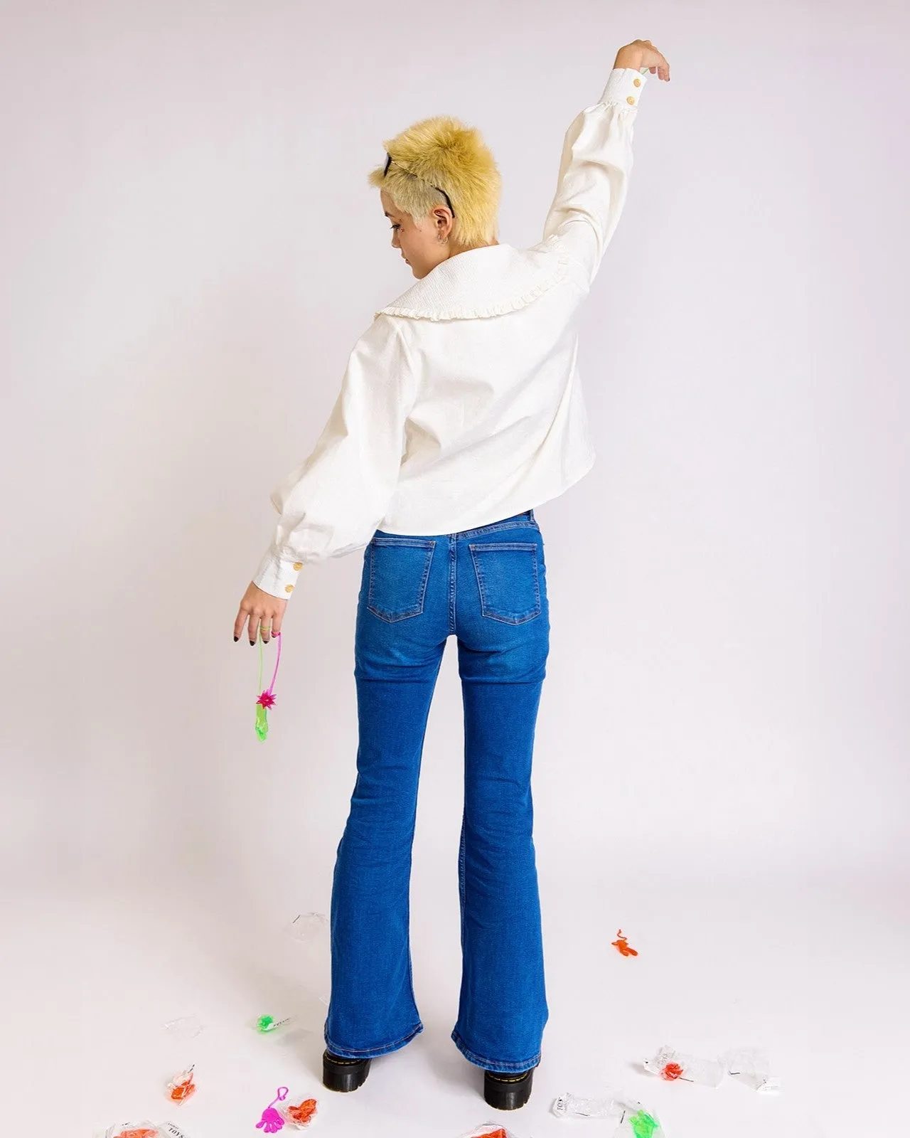 The Tongue Tied Blouse sold by Kina and Tam product image thumbnail 3