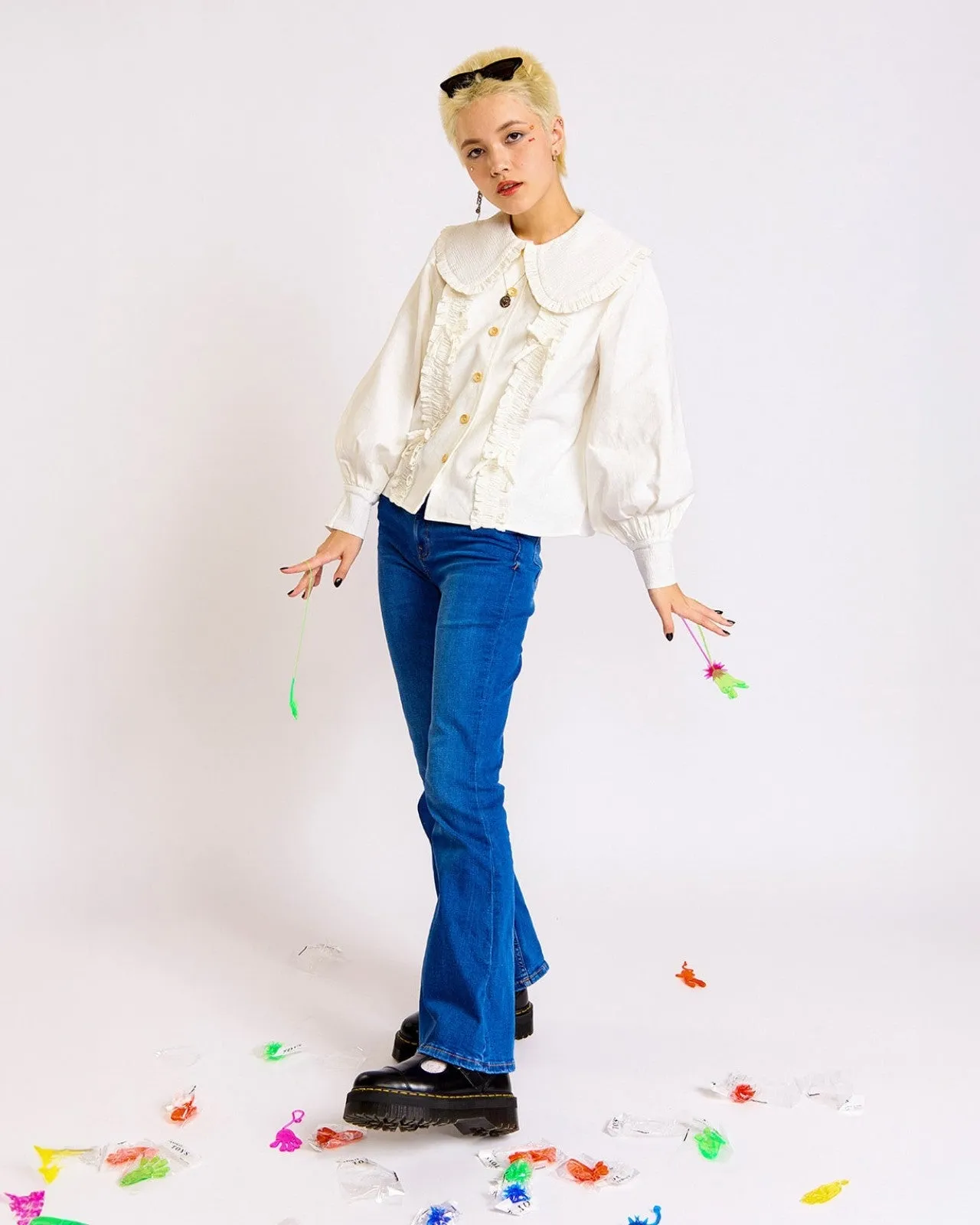 The Tongue Tied Blouse sold by Kina and Tam product image thumbnail 2