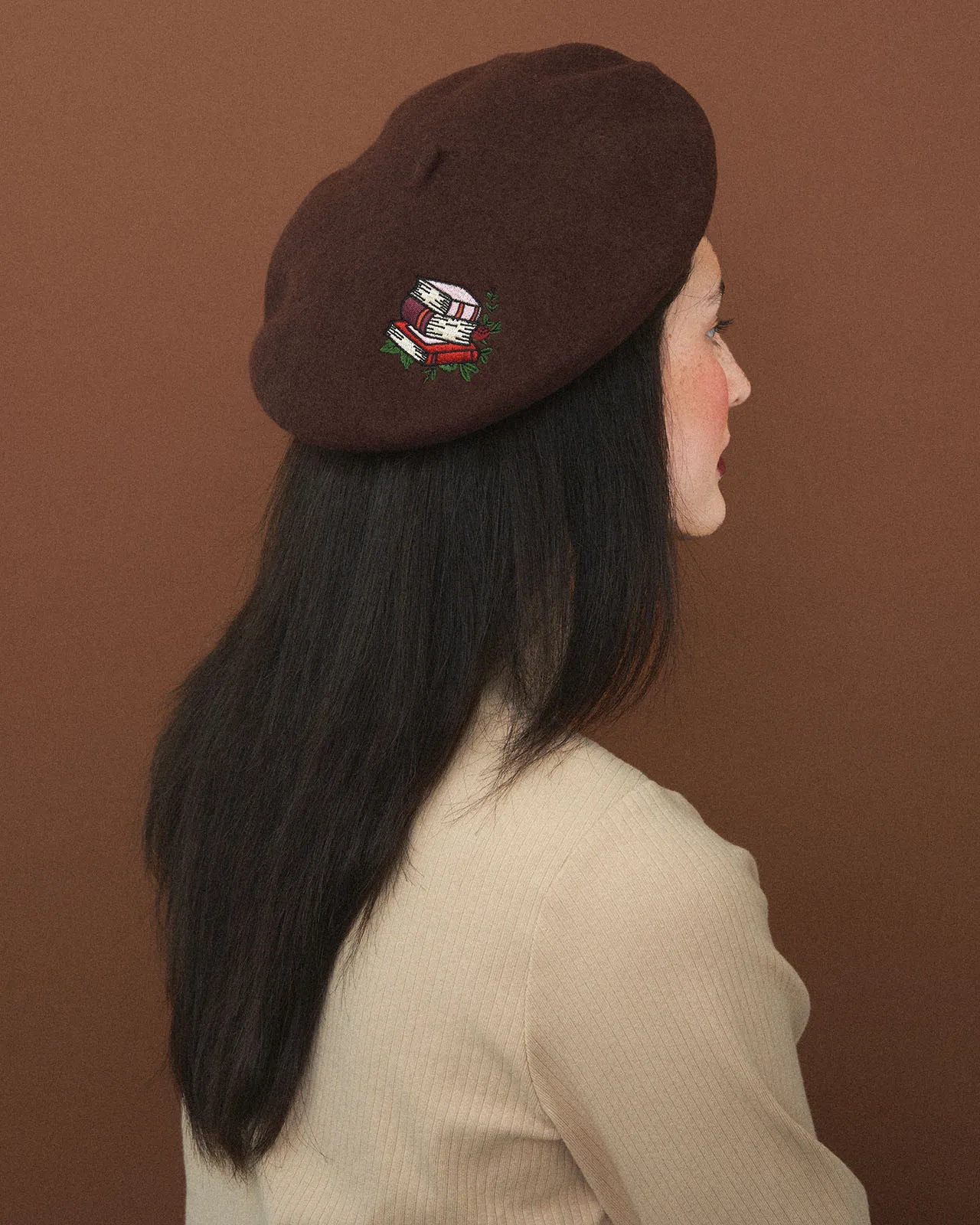 The Dark Academia Beret sold by Kina and Tam product image thumbnail 2