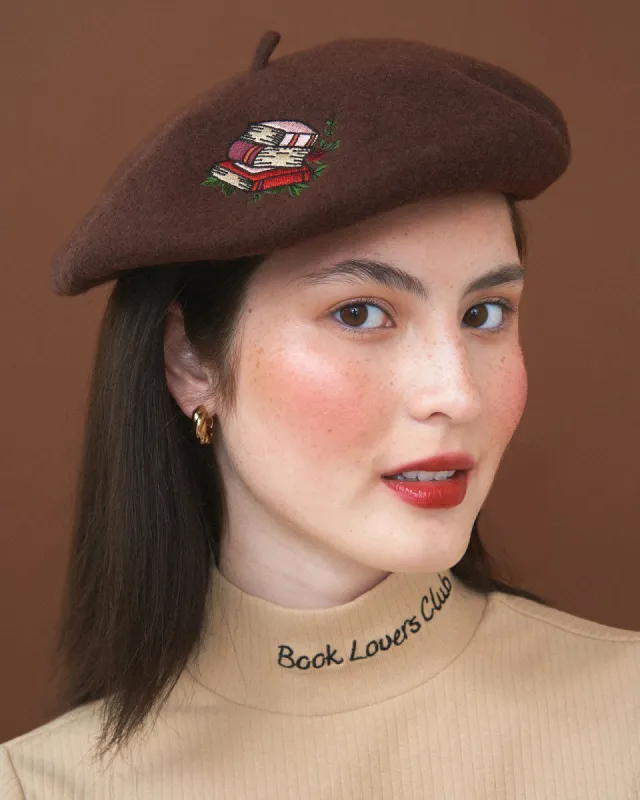The Dark Academia Beret sold by Kina and Tam
