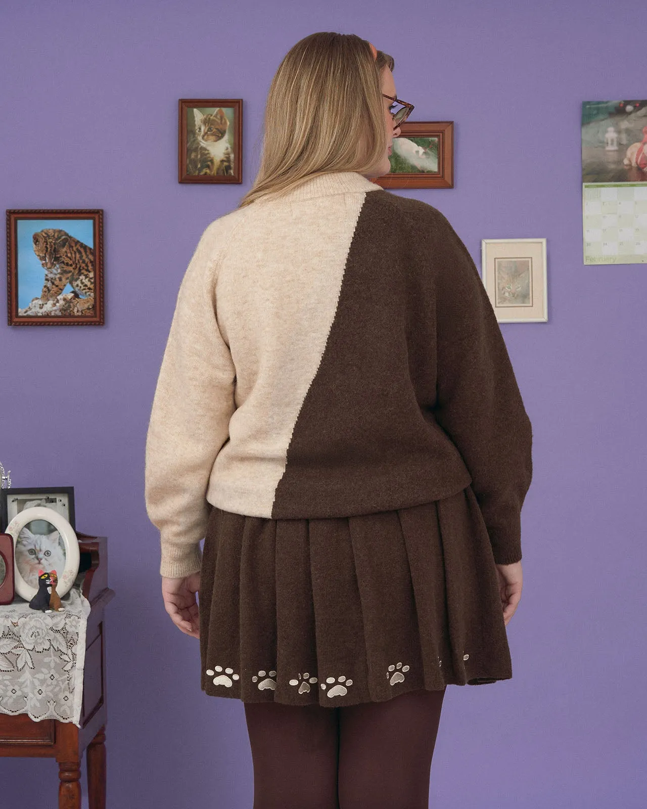 The Pardon Meow Sweater sold by Kina and Tam product image thumbnail 4