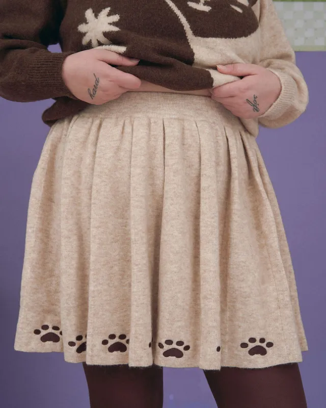 The Paws Pleat Skirt sold by Kina and Tam