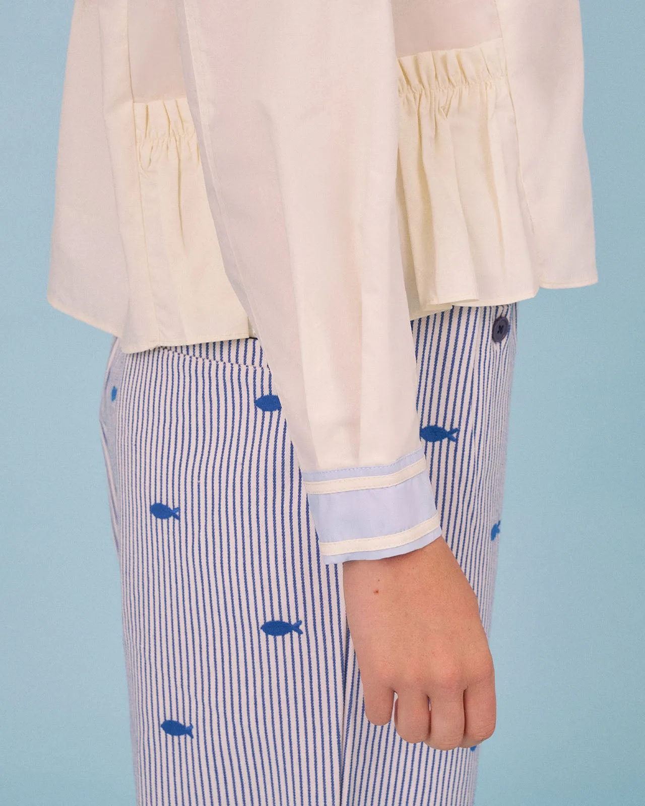 The Mariners Blouse sold by Kina and Tam product image thumbnail 5