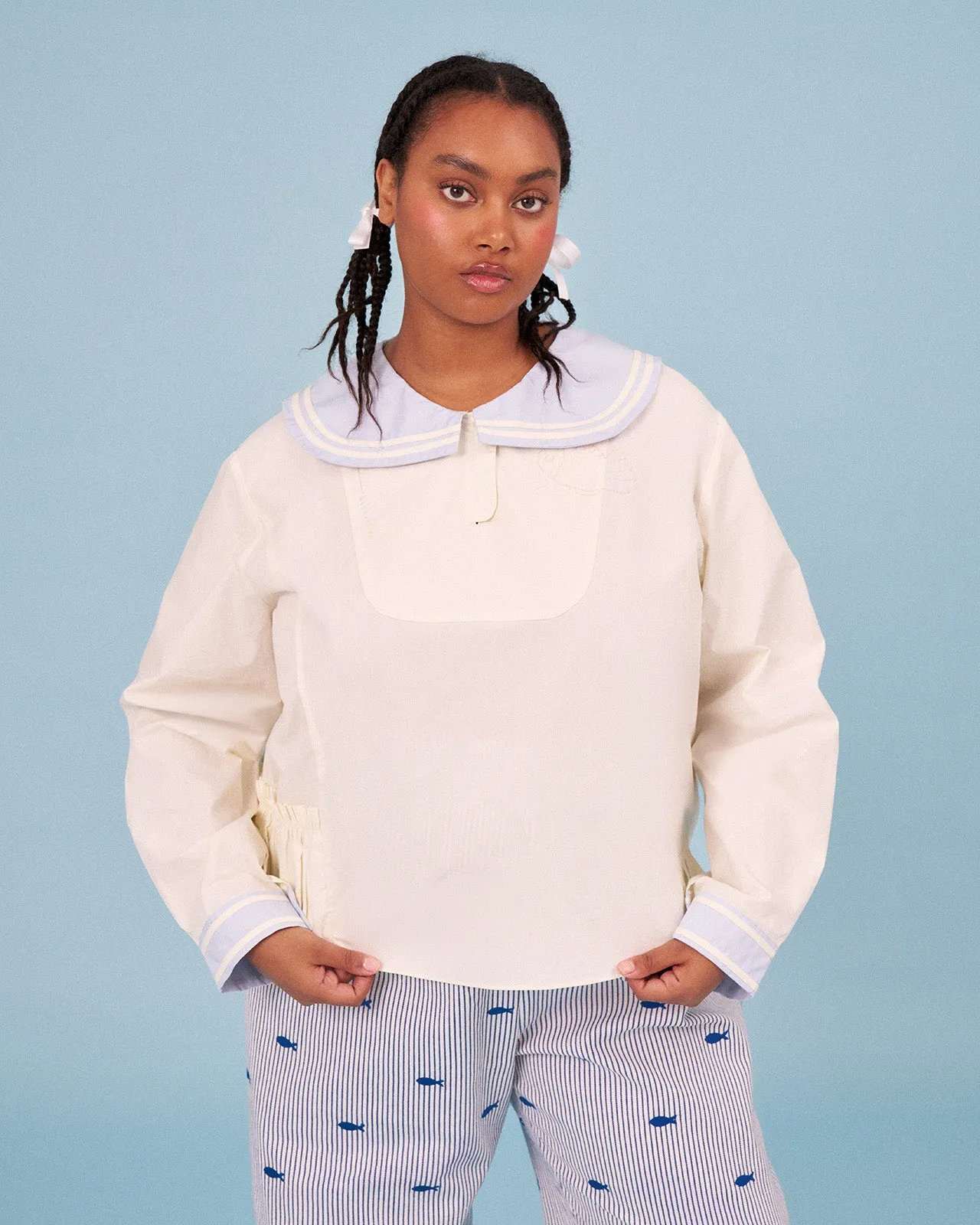 The Mariners Blouse sold by Kina and Tam product image thumbnail 4