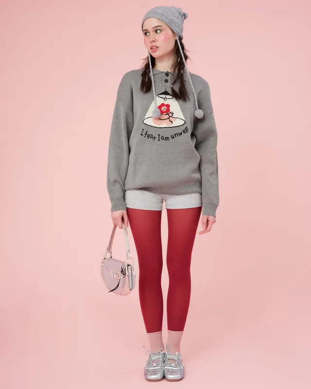 The Unwell Sweater sold by Kina and Tam