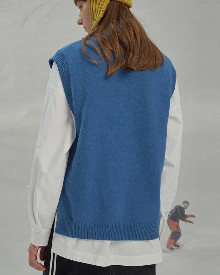 The Skiing Moose Vest sold by Kina and Tam product image thumbnail 5