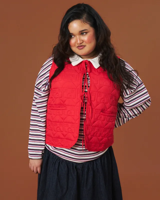 The Villager Vest made by Kina and Tam