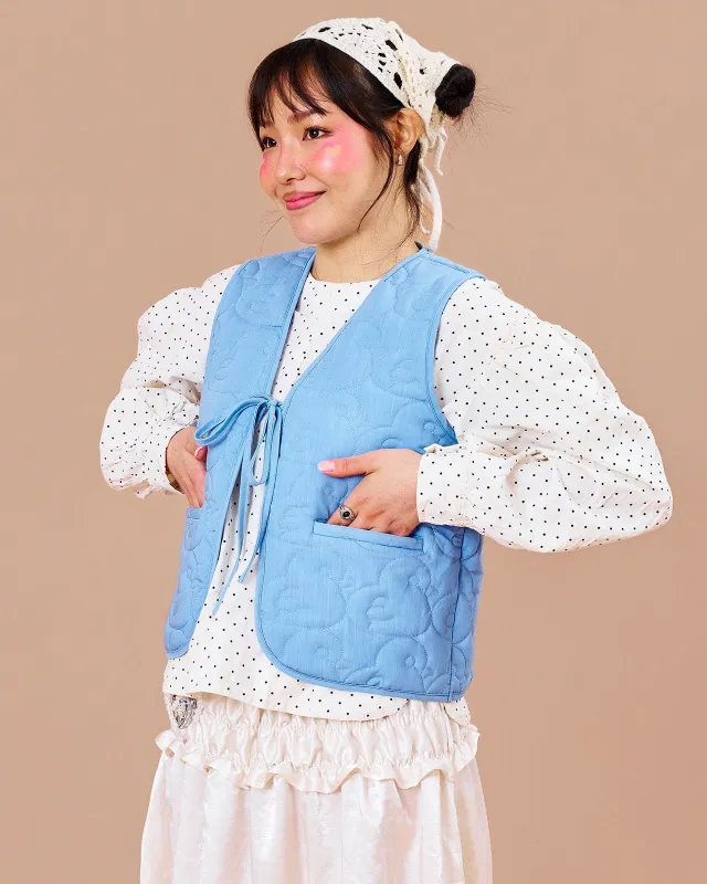 The Duck Duck Vest made by Kina and Tam