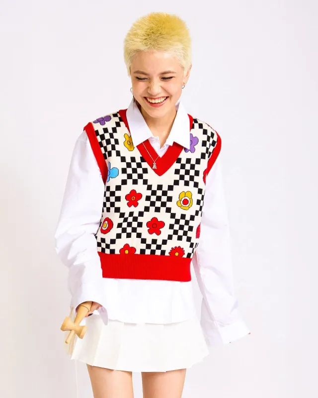 Floral Funk Vest sold by Kina and Tam