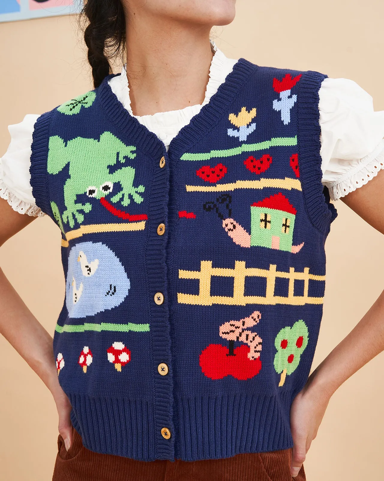 The Critters Vest sold by Kina and Tam product image thumbnail 2