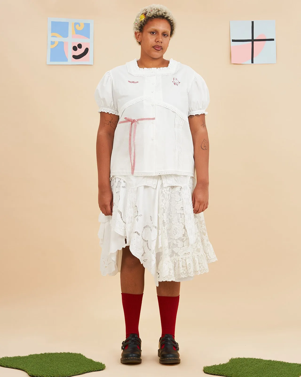 The Frog and Frills Blouse sold by Kina and Tam product image thumbnail 3